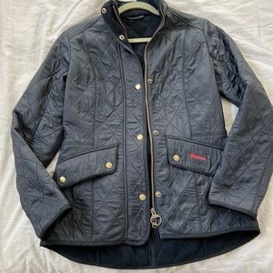 Navy Barbour Calvary Polarquilt Jacket 6